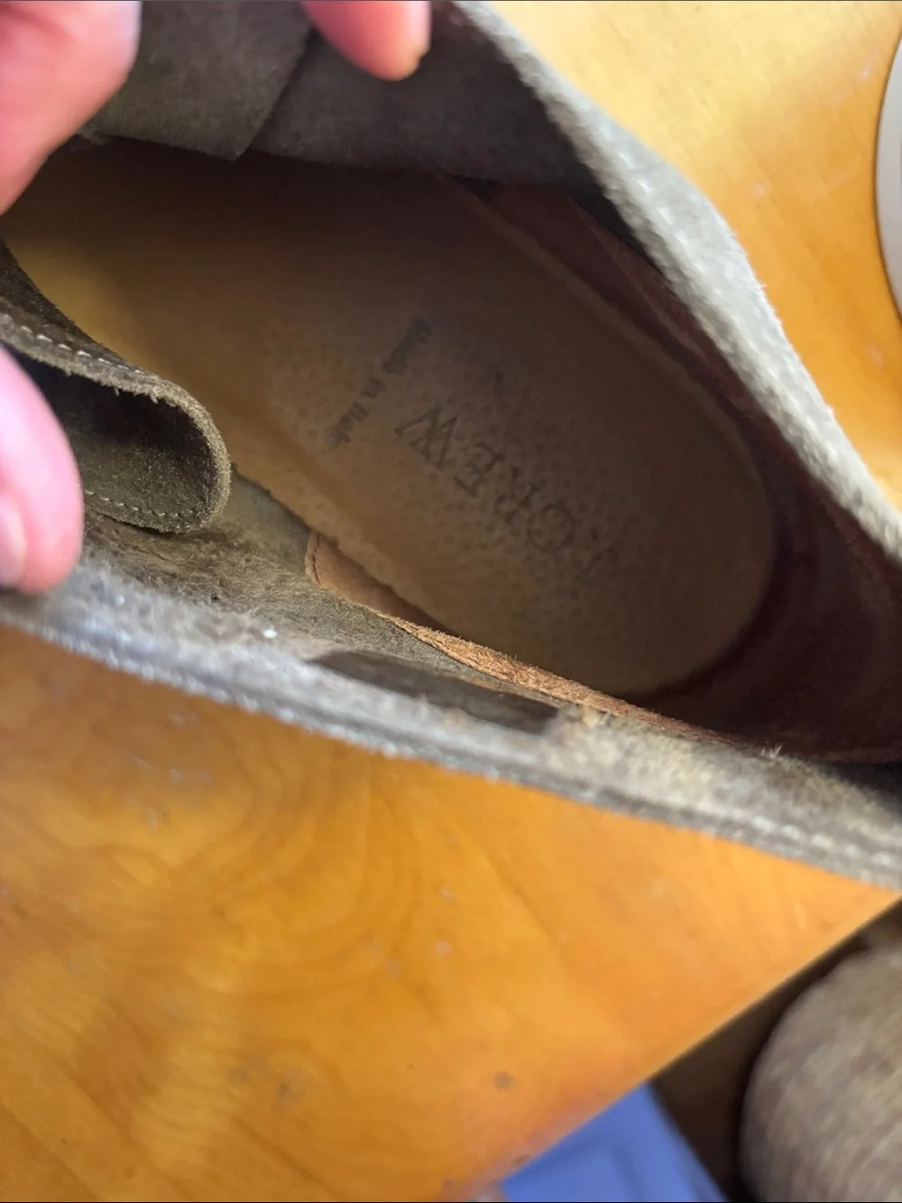 J.Crew 1990 MacAlister Suede Chukka Boot Made In Italy Desert 11 Grey Taupe shoe
